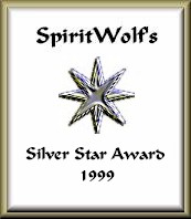 Spirit Wolf's SILVER Award