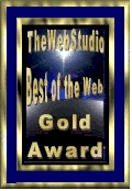 WebStudio's Best of the Web Gold Award